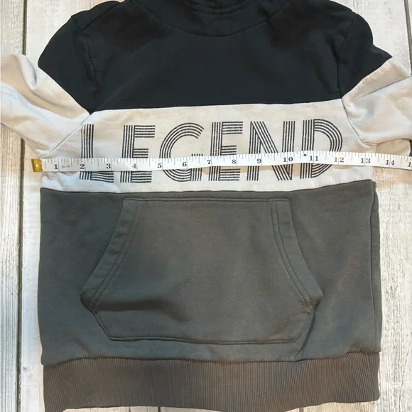 5/$25 George Black and Gray Legend Hoodie - Picture 2 of 4